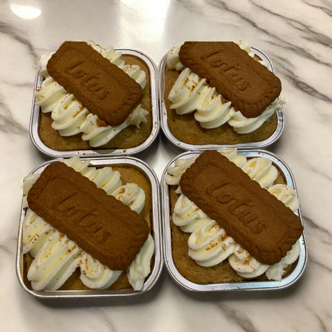 Best Mini Personal Sized Biscoff Cookie Butter Cake in Columbus Ohio